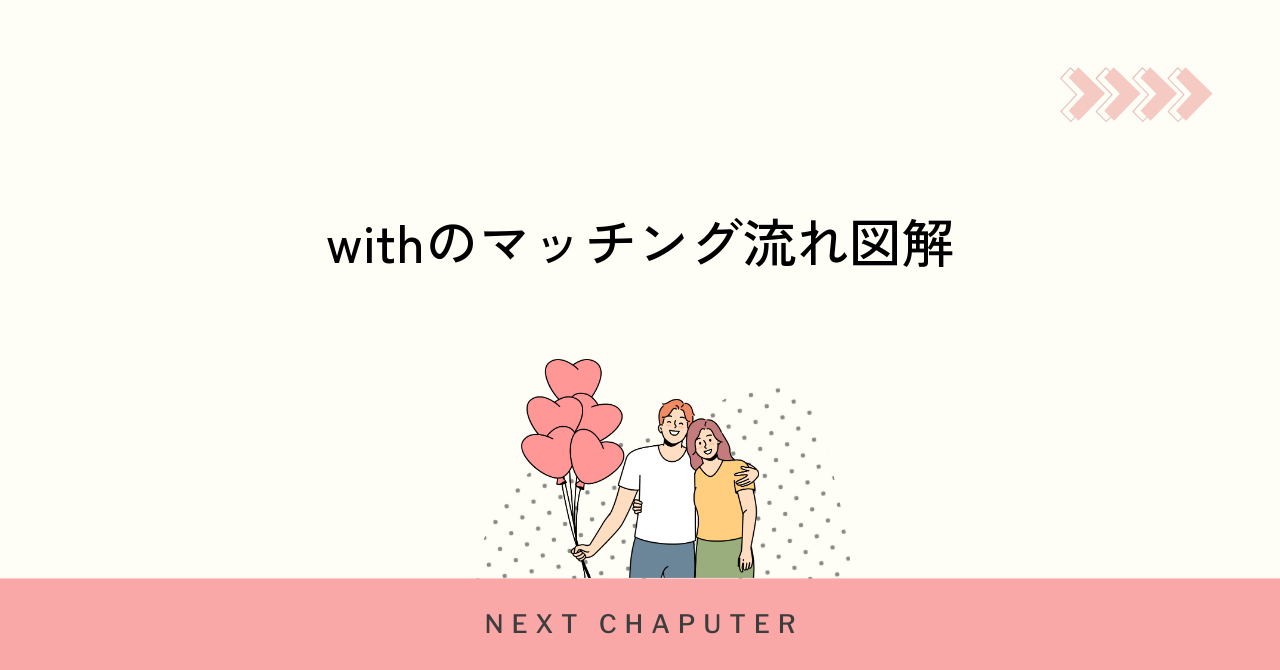 withでマッチングが成立する仕組みと流れを解説